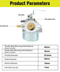 Tecumseh Carburetor Replacement Kit For HM80 HM100 8HP 10HP Snow Blowers Generators And Pressure Washers Fits HM85 HM90 diagram