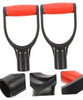 Two Hand Shovel Handle Replacement Grip For Garden And Household Use, Comfortable Plastic Shovel Handle With Smooth Feel