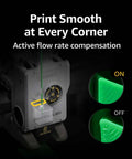Blazing Fast Multi Color 3D Printer With Full Auto Calibration, Active Flow Rate Compensation, AMS Lite, ultra quiet performance