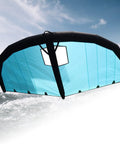 Inflatable Foil Wing For Wing Foiling And Kitesurfing, Beginner Friendly And Easy To Learn With Window Design, hovering over waves