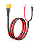 XT60 To O Ring Terminal Cable, 12AWG Tinned Copper UL2468 Wire, XT60 Male To O Ring Connector for RC Battery, Solar Panel, 2ft Lead