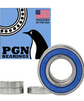 Four Pack 6205-2RS Ball Bearings With Rubber Seals, Lubricated Chrome Steel, 25x52x15mm, high RPM support packaging and product