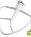 Coated K45B Flat Beater Paddle Attachment For 4.5 Qt Tilt Head Stand Mixers Replacement For KSM90 Shown With Cake Decor
