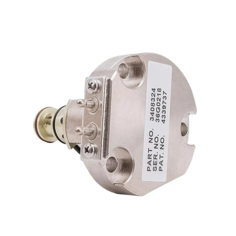 Generator Actuator Kit For NTA855 G2 Engines with piezo linear actuator showing part numbers, metal finish, and mounting holes