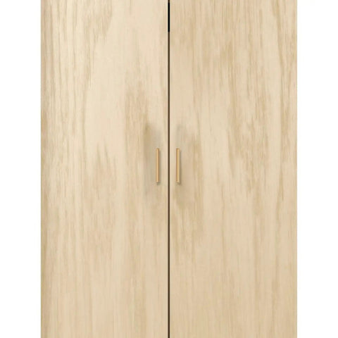 Concealed Zinc Alloy Cabinet Pull Handle Set 80mm Long Arc Edge With Brushed Gold Finish 10 Pack No Drill Install on wooden doors