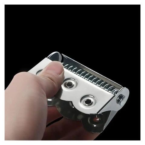 Close-up of a hand holding Stainless Steel Butterfly Hinge With Auto Closing Flush Mount Rustproof Spring Cabinet Door Hardware