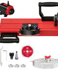 Straight Shooting Portable Electric Tile Chamfering Machine With Quick Thickness Adjustments And Rust Proof Aluminum Frame with parts.