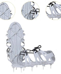 Spiked Lawn Aerator Shoes For Patio And Garden Use With 4.5cm Nails Durable EVA Rubber And Metal Build Easy To Wear Yard Aeration Tool