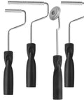 Fiberglass Roller Tools Kit 4 Pcs Bubble Paddle Roller Set For Resin Laminating And Tub Shower Bathtub Boat Repair With Durable Handle