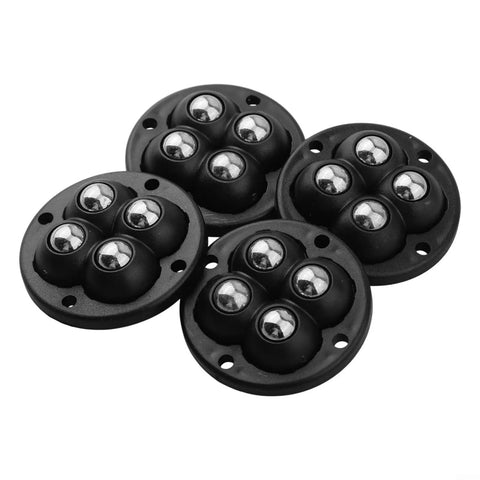 16 Pack Mini Caster Wheels Swivel Ball Transfer Base For Appliances Easy Peasy Peel Stick Rock Solid Countertop Movers Scratch Guard Setup Smooth Rolling Glide Pads black ball transfer pads with stainless steel balls