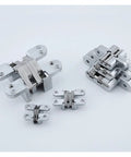 Rock Solid Heavy Duty Concealed Cabinet Hinges Deliver Smooth Folding Door Action With Zero Wobble Thanks To Beefy Double Springs - Zinc alloy hinges in various sizes for cabinets.