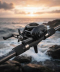 Low Profile Fishing Reel With Nylon Spool, 8 Kg Drag, 7.2:1 Gear Ratio, Smooth Casting For Freshwater And Saltwater use near ocean