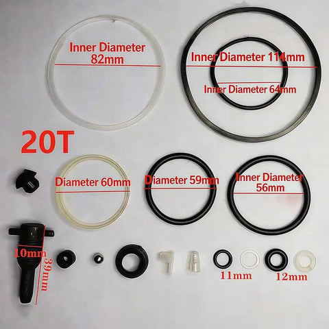 20 Ton Vertical Bottle Jack Repair Kit With Hydraulic Oil Seal And O Ring Replacement Tool Set For Pro Maintenance Keeps Your Jack Tight Leak Free And Running Smoothly