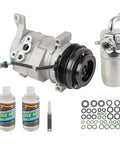 Top Shelf AC Compressor And Cooling Overhaul Kit With Rear Vents For Chevy Tahoe Suburban Avalanche GMC Yukon Sierra Cadillac Escalade Denso 10S parts and components