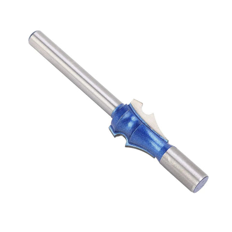 Top Notch 1/4 Inch Shank Router Bit Made From Tough Tungsten Steel Alloy for Wood Cutting with Blue Handle