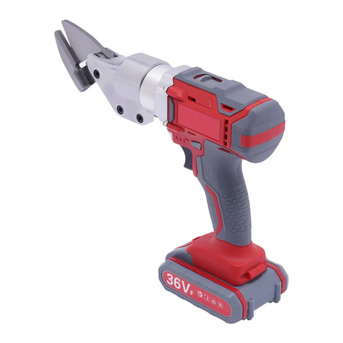 Powerful 36V Cordless Electric Metal Shear With Adjustable Speed And Swivel Head, High Performance 600W Power Cutter for precise metal cutting.