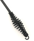 Coil spring handle of Heavy Duty Welding Chipping Hammer With Coil Spring Handle For Shock Absorption, black steel design.