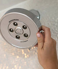 Hand adjusting Neo Anystream High Pressure Adjustable Shower Head 2.5 GPM Polished Chrome with Custom Spray Patterns
