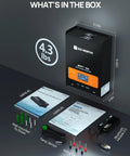 Dope 60A MPPT Solar Charge Controller With Bluetooth And WiFi, 150V Max PV Input, auto detecting 12 24 36 48V in box