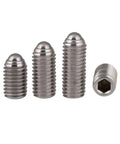 Premium Stainless Steel Spring Ball Plunger Screws Featuring Metric Threads For Rock Solid Positioning And Zero Hassle Machine Setup Including Full M3 M4 M5 M6 M8 Sizes For Straight Up Durability And Bulletproof Load Support, assorted sizes.