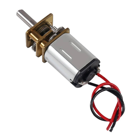 Six Pack Compact Three Volt N20 Mini Gear Motors For DIY Projects With Metal Gearbox Slow Speed Micro Motors 9mm Shaft Length