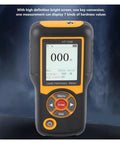 Digital Hardness Tester Multi Scale Durometer Meter With Bright TFT Screen For Dead On Plastic And Rubber Testing showing measurement display for alloy steel.