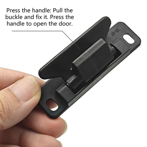 Heavy Duty Magnetic Door Latch For Outdoors, Camper And RV Exterior Use, Strong Door Catch Retainer demonstration