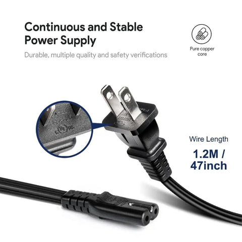 Replacement 24V 65W AC Power Supply For AirSense 11 CPAP Machines And Mini Portable CPAP Machines durable plug with 47inch cord