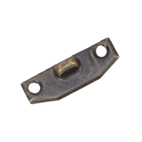 Dope 100 Set Sturdy Iron Toggle Hasp Latches For Wooden Boxes And Cabinets Antique Bronze Finish Perfect For Jewelry Storage And Craft Projects That Pop. single iron toggle hasp latch, antique bronze, screw holes visible
