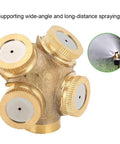 Workhorse High Pressure Brass Sprayer Nozzle Set With Four Interchangeable Tips for garden lawn irrigation