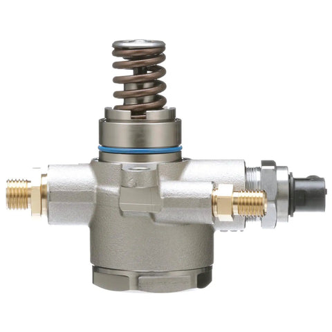 Heavy Duty Direct Injection High Pressure Fuel Pump with spring, mechanical drive shaft, and brass fittings for high performance.