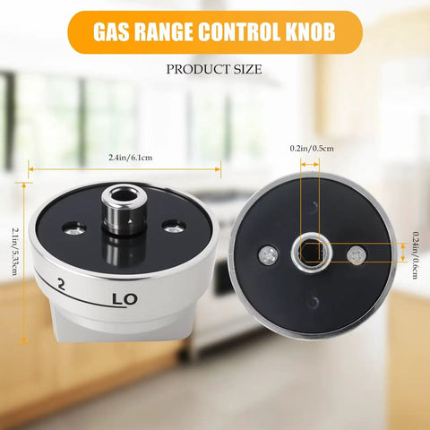 Replacement Knobs For LG Gas Range Models LRG3060ST, LDG3016ST, And LRG3193ST, Fix Worn Marks And Damage With Easy DIY Install