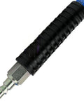 Heavy Duty Compressed Air Piping Connectors Fit For Workshop Featuring Anti Marring Steel Inner Construction Brass Ends For Smooth Up To 300 PSI Flexibility Rock Solid Build Great For Garage Repairs Getting Stuff Done Fast When Needed, black air hose connector