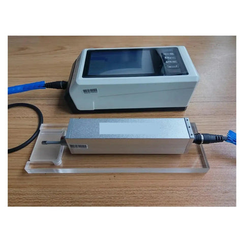 Split Type Surface Roughness Tester With Large 400 Micron Range, Inductance-Based Measurement, Diamond Stylus Radius 5 Micron Or 2 Micron, Accurate 4 mN Or 0.75 mN Force, Stand Compatible For Stable, Easy Readings on stand