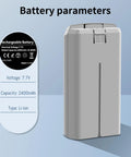 Battery parameters of Two Pack Mini 2 Series Smart Flight Battery With 3 Channel Dual Way Charging Hub And LCD Display Fully Compatible
