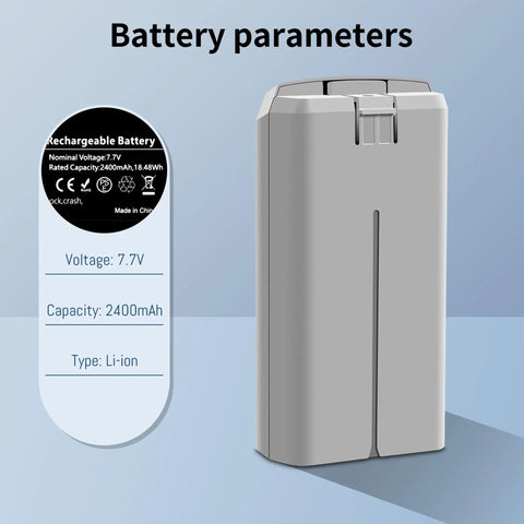 Battery parameters of Two Pack Mini 2 Series Smart Flight Battery With 3 Channel Dual Way Charging Hub And LCD Display Fully Compatible
