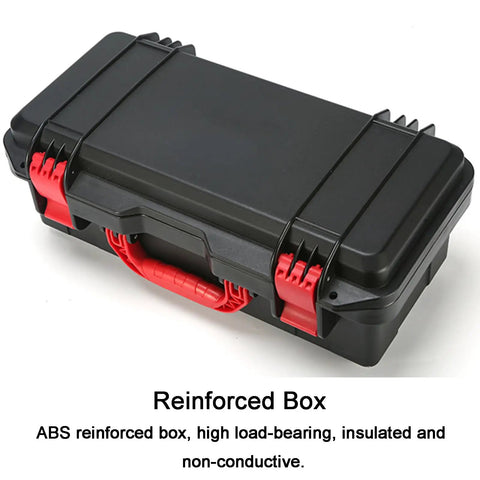 Fenokd Handheld Steam Cleaner Portable Steamer For Home And Car Detailing High Temp Cleaning Power 6 Level Adjustments Professionalgrade Performance For Tough Grime And Sanitizing Tasks in a black and red storage box.