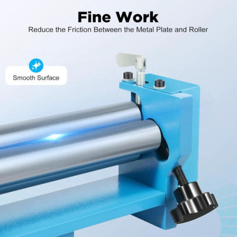 Heavy Duty Manual Sheet Metal Bending Machine 320 MM Slip Roll Bender Hand Operated Metal Plate Roller For Steel Copper Aluminum Precision Industrial Badass Workshop Rig