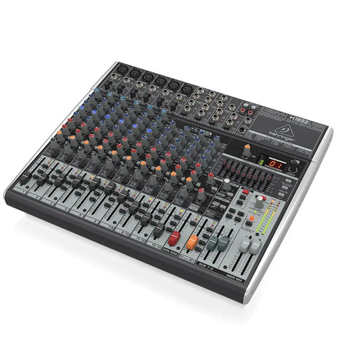 Premium 18-Input USB Mixer With 3-2-Bus Routing, XENYX Mic Preamps And Compressors, console view