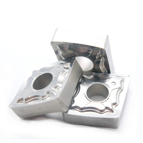 Cnmg432 Carbide Turning Inserts For Aluminum And Copper Nonferrous Metal Machining With Polished Mirror Finish shown