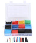 Cool Heat Shrink Tube Kit With 560 Durable Cross-Linked Polyolefin Sleeves For Flame Retardant Wire Insulation And Cable Protection Perfect For Diy Electrical Repairs And Home Upgrades, assorted sizes in organizer case
