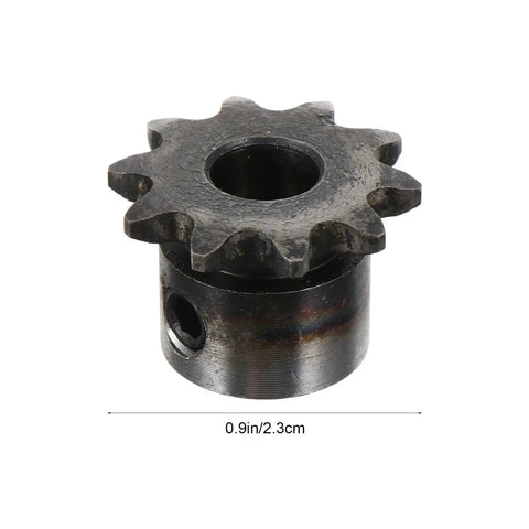 Top Tier 10 Tooth Heavy Duty Metal Sprocket For Motor Gear Machine Industrial Drive Single Bore Steel Chain Transmission Part displaying steel sprocket gear.