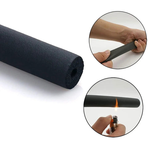 Pipe Insulation Tubing 1 Inch Outer Diameter By 3 Eighth Inch Wall 6 Foot Length Heat Preservation Insulated Sleeve