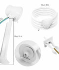 Electric Shower Heater 110V 4400W No Fuss Instant Hot Water With Four Temperature Settings Cold Warm Hot Super Hot includes hose
