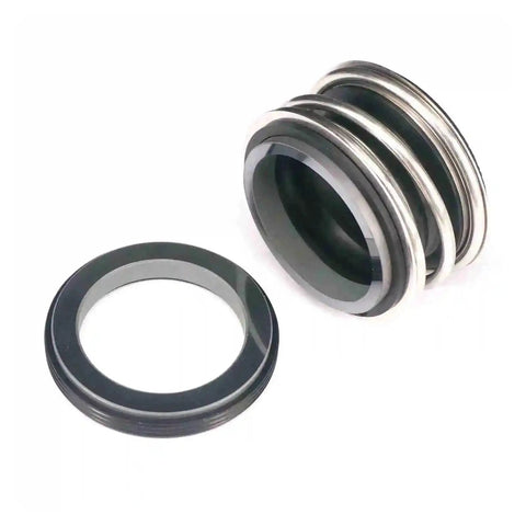 Premium Silicon Carbide Mechanical Seal For Water Pump With Single Coil Spring Fits Various Shaft Sizes From 28Mm To 75Mm Durable Nitrile Rubber Gasket Seals oil and fluid leaks ideal for high temperature use.