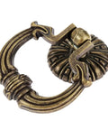 Antique Bronze Pull Handle Ring Knob Set 2pcs Vintage Europe Style Cabinet Drawer Hardware For Kitchen Living Room Bedroom Decor Easy Install With Screws Copper Finish Retro Vibe close-up