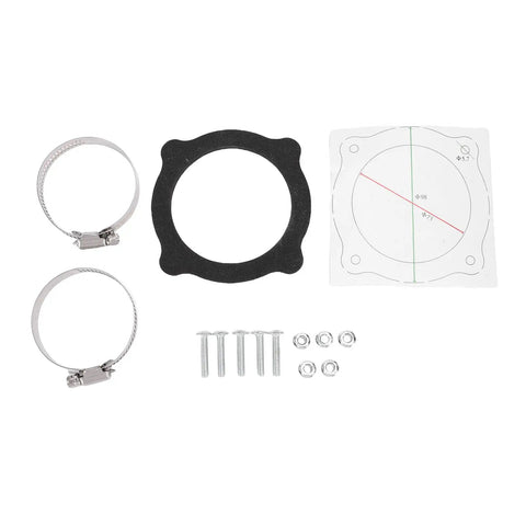 Premium Cyclone Dust Collector Separator For Woodworking And Construction attachment kit with clamps and gaskets for shop vacs.