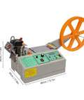 Automatic Webbing Cutting Machine 110V 280W Heavy Duty Hot And Cold Cutting With Steel Blade for Ribbon Belt and Fabric