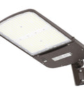 Switchable 240W 300W LED Parking Lot Light with Photocell Sensor 5000K street lighting with beefy shoebox slip fitter mount