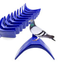 Lightweight Pigeon Perches 10 Pack For Loft Doves And Homers Easy Install Plastic Bird Rest Stands With Smooth Surfaces